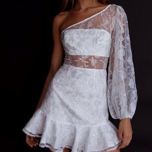 Summerville One-Shoulder Embellished Dress